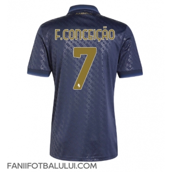Juventus Francisco Conceicao #7 Tricou Fotbal Replică 2024-25 Barbati Treilea
